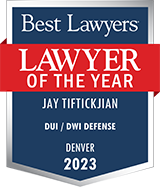 Jay Tiftickjian Colorado DUI Lawyer of the Year