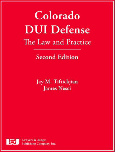 JAY WROTE THE BOOK ON DUI DEFENSE